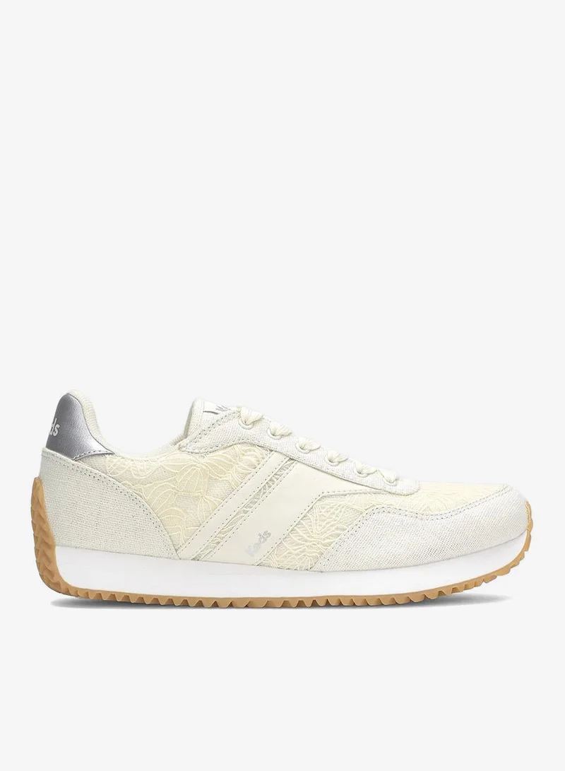 كيدز كيدز سنيكرز نسائي رينا دانتيل زهري كاجوال كريمي